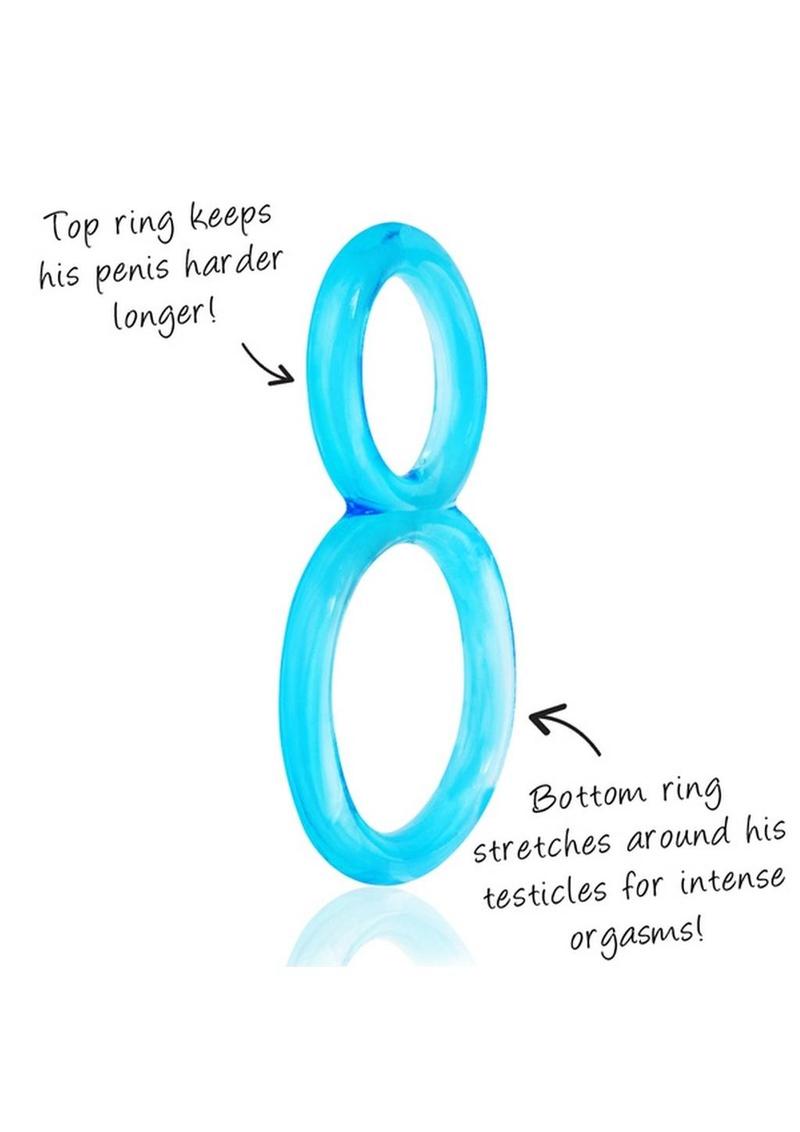 Ofinity Super Stretchy Double Silicone Cock Ring Waterproof
