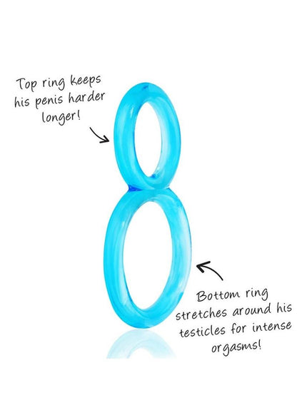 Ofinity Super Stretchy Double Silicone Cock Ring Waterproof