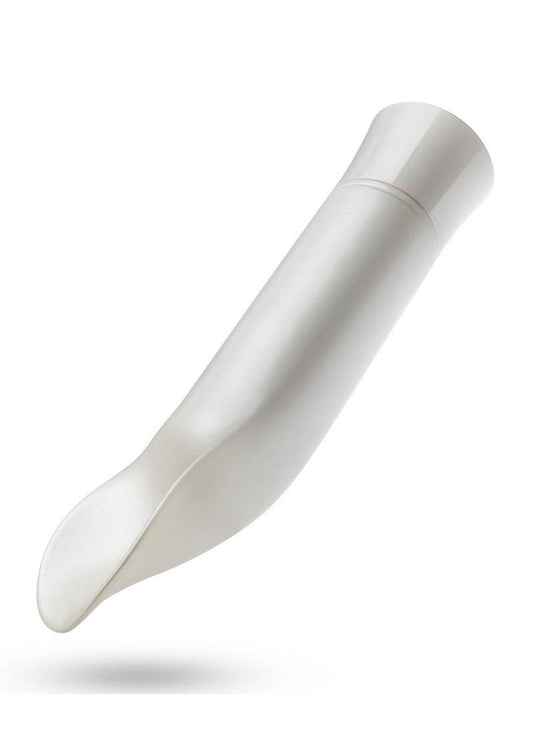 Oh My Gem Bold Rechargeable Silicone Vibrator - Diamond/White