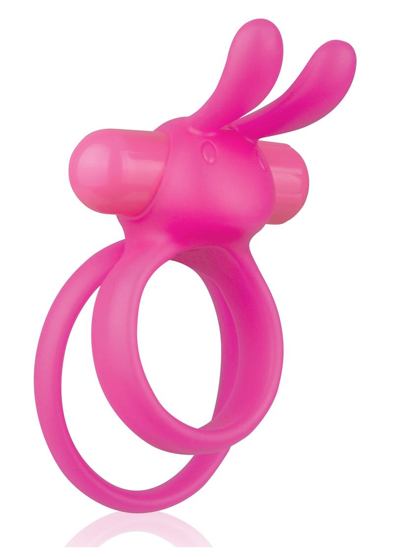 Ohare XL Vibrating Double Cock Ring - Pink