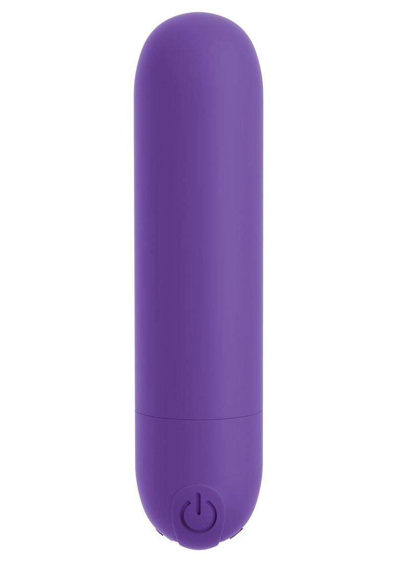 Omg! Bullets #Play Rechargeable Silicone Vibrating Bullet - Purple