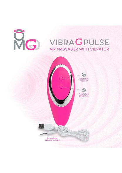 Omg Vibra G Pulse Silicone Rechargeable Vibrator