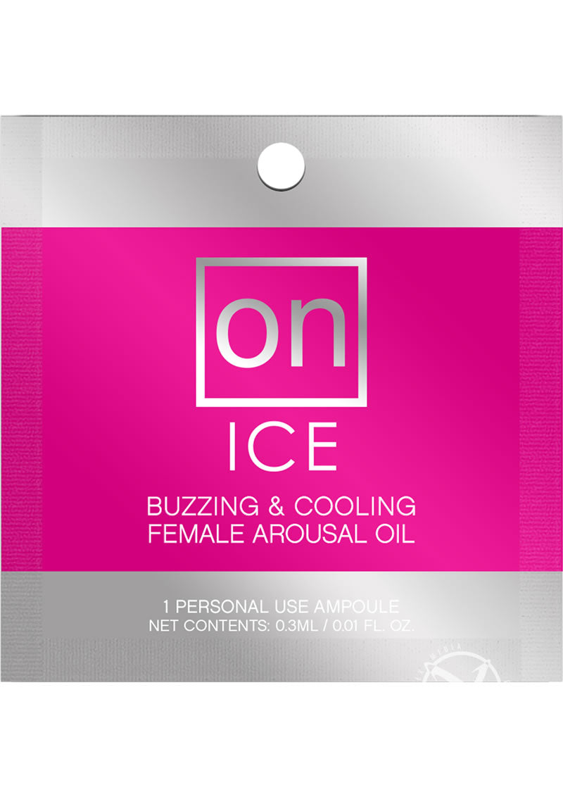 On Ice Buzzing and Cooling Female Arousal Oil - .3ml