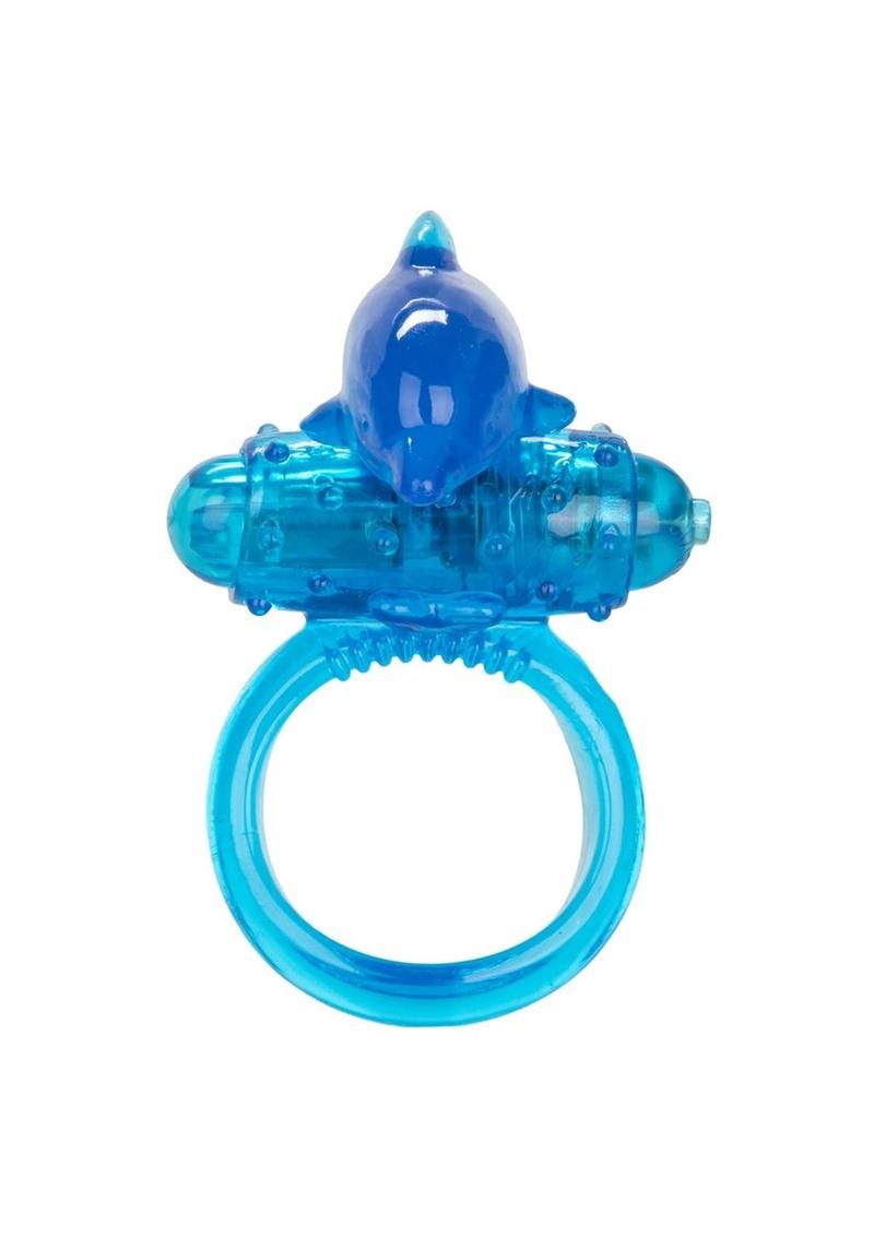 One Touch Dolphin Vibrating Cock Ring