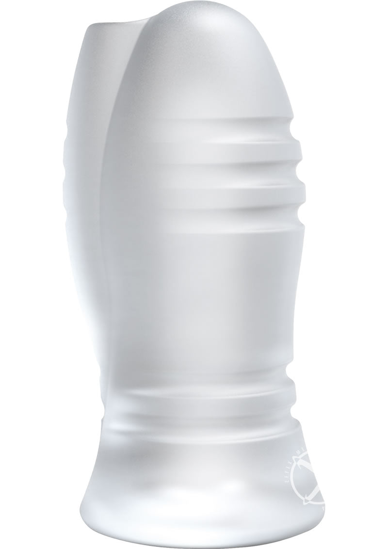 Optimale Massage Beads Ultraskyn Vibrating Masturbator - Clear/Frost