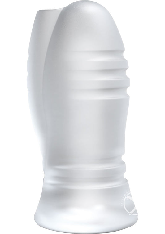 Optimale Massage Beads Ultraskyn Vibrating Masturbator - Clear/Frost