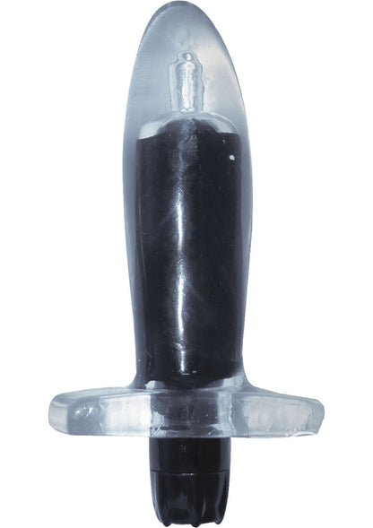 Orgasmic Gels Vibrating Butt Plug - Black