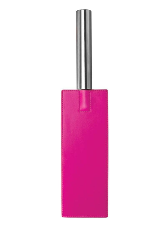 Ouch! Leather Paddle - Pink