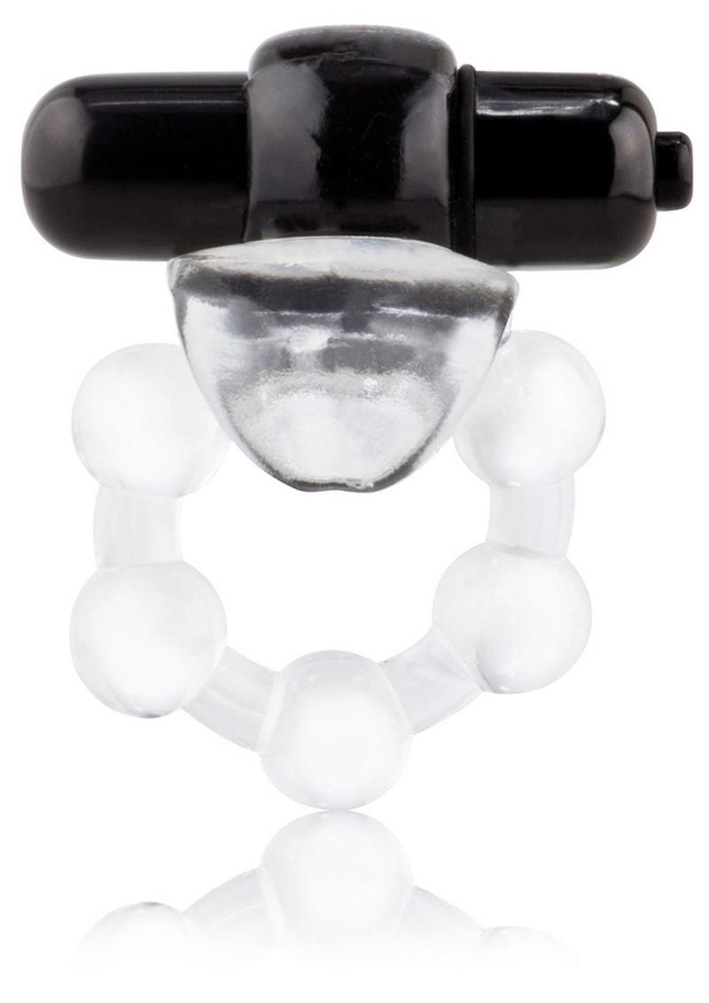 Overtime Silicone Vibrating Cock Ring Waterproof - Assorted Colors - 6 Each Per Case
