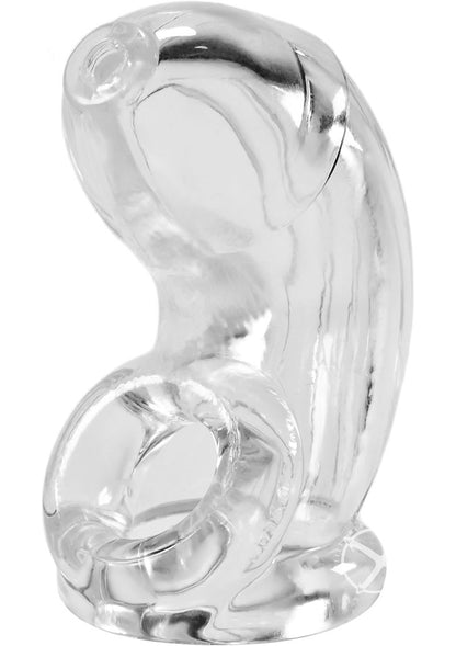 Oxballs Atomic Jock Cock-Lock Chastity Cage - Clear