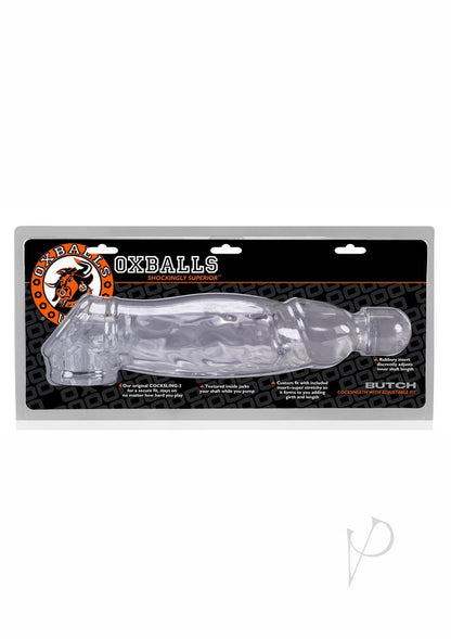 Oxballs Butch Cock Sheath Penis Extender - Clear