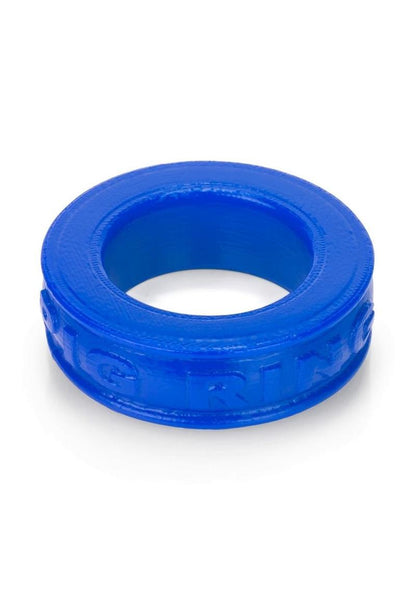 Oxballs Pig Ring Silicone Cock Ring - Blue