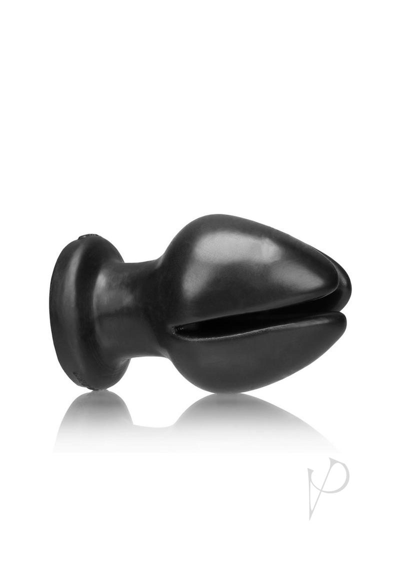 Oxballs Rosebud-1 Silicone Butt Plug with 3 Flanges - Black - Small