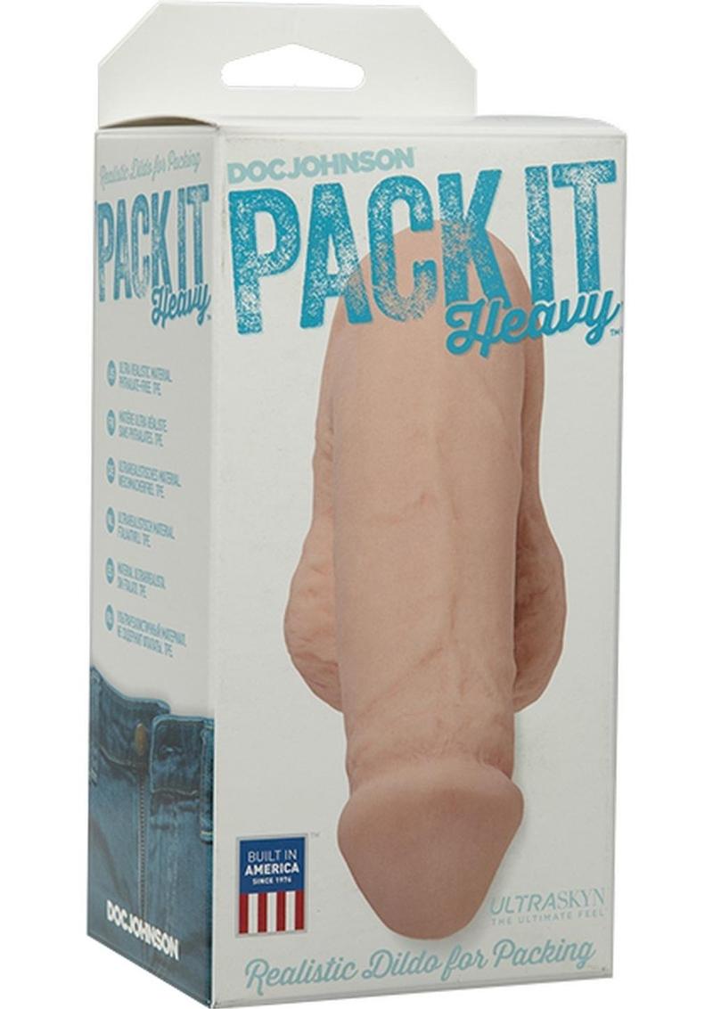 Pack It Heavy Dildo - Vanilla - 5.5in