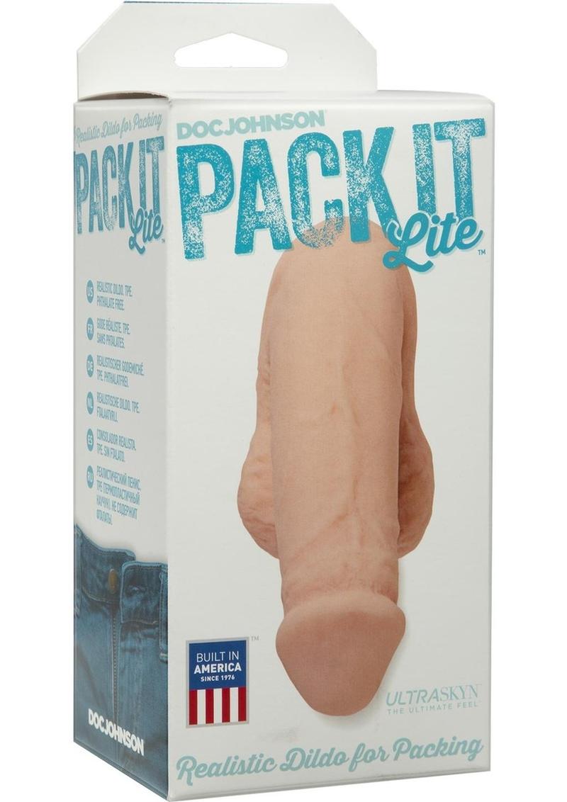 Pack It Lite Dildo - Vanilla/White - 4.5in