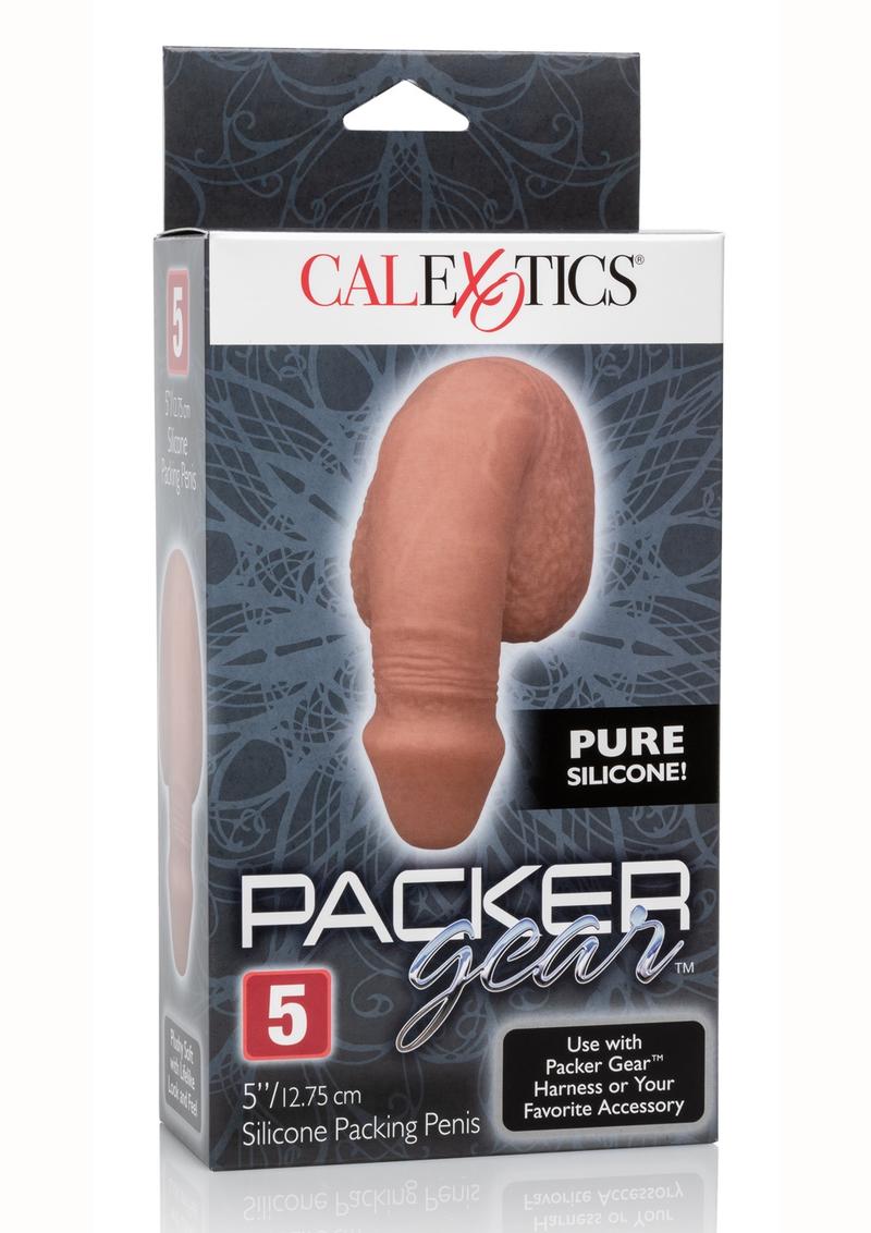 Packer Gear Silicone Packing Penis - Caramel - 5in