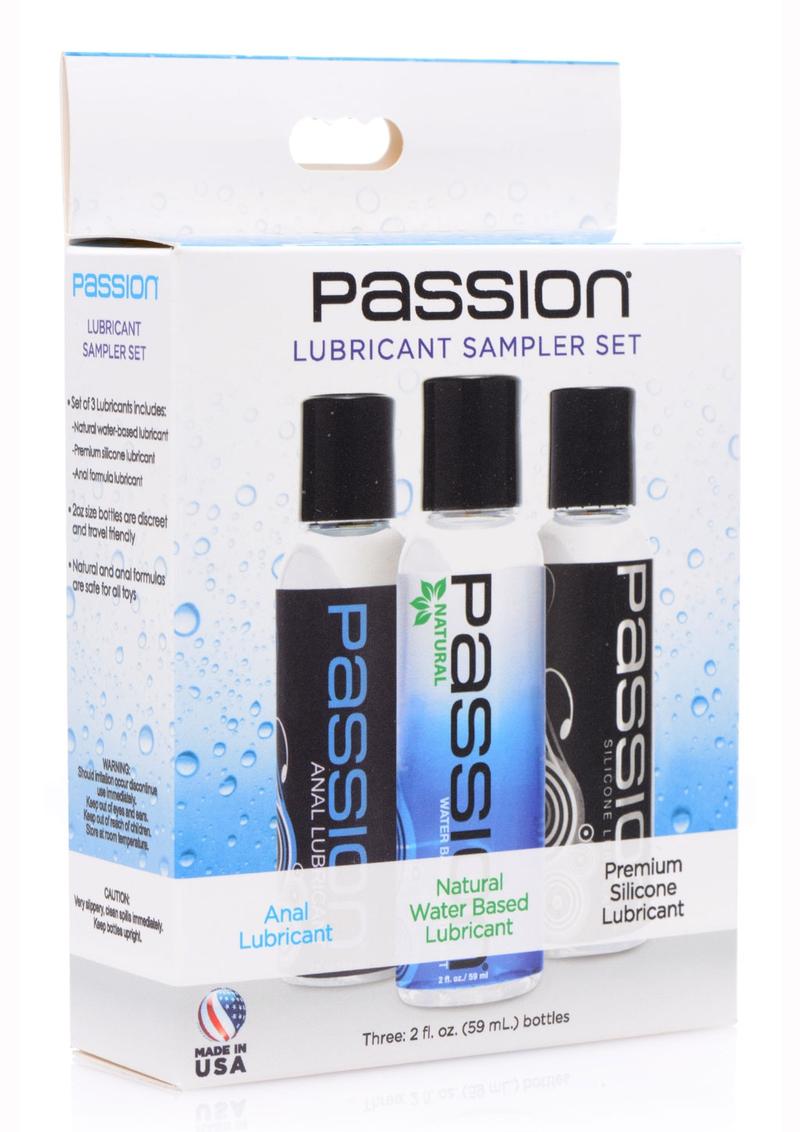 Passion Lubricant 3 Piece Sampler Set (2oz Each