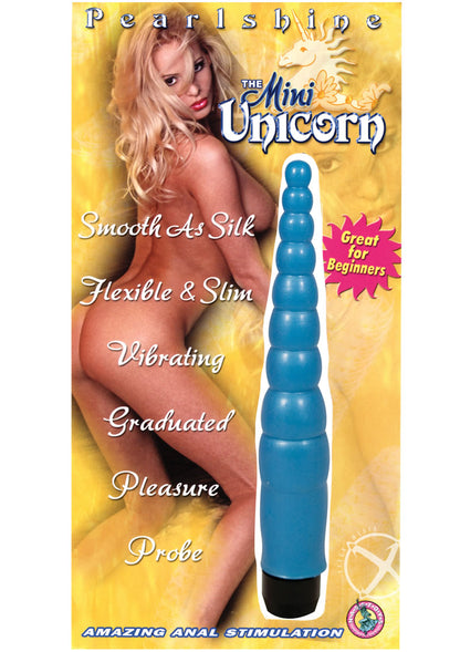 Pearlshine The Mini Unicorn Anal Vibrator - Blue