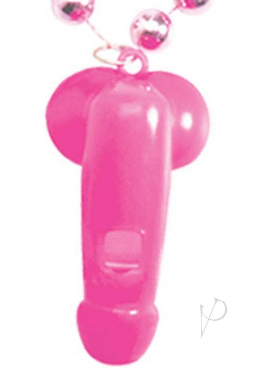 Pecker Whistle Necklace - Pink