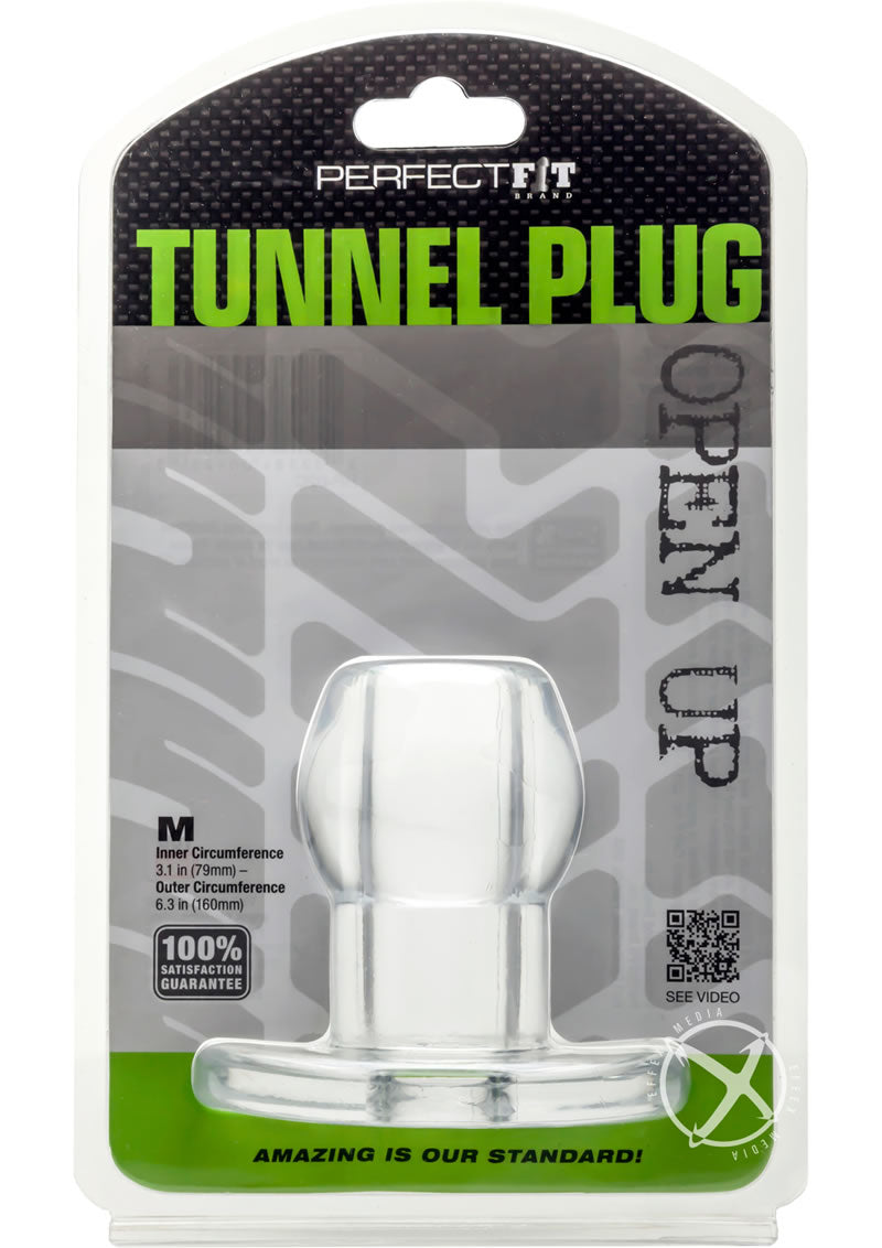 Perfect Fit Tunnel Plug - Md - Clear