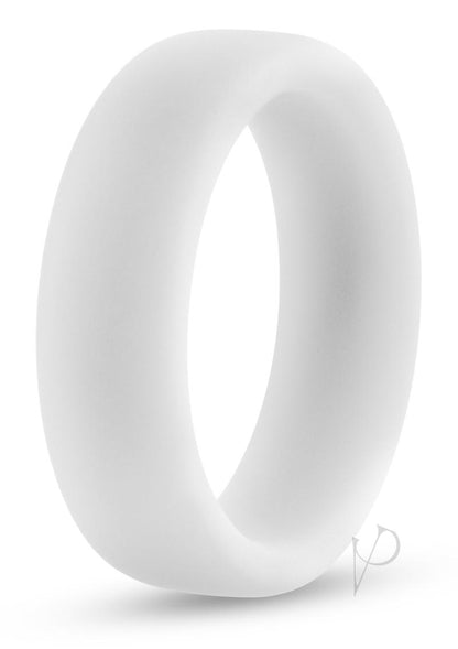 Performance Silicone Cock Ring - Clear/Glow In The Dark/White