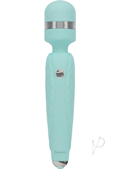 Pillow Talk Cheeky Silicone Rechargeable Wand Massager - Teal