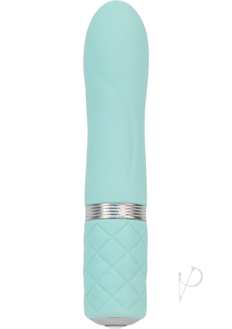 Pillow Talk Flirty Rechargeable Silicone Bullet - Teal