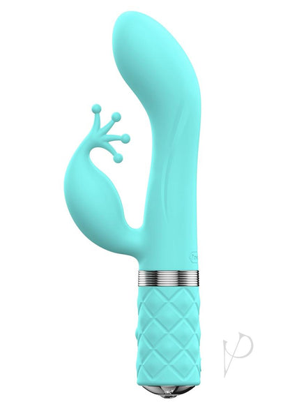 Pillow Talk Kinky Rechargeable Silicone Vibrator - Teal