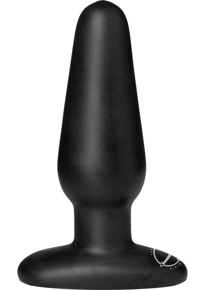 Platinum Premium Silicone - Dual Density Truskyn The Tru Anal Plug - Taper - Black