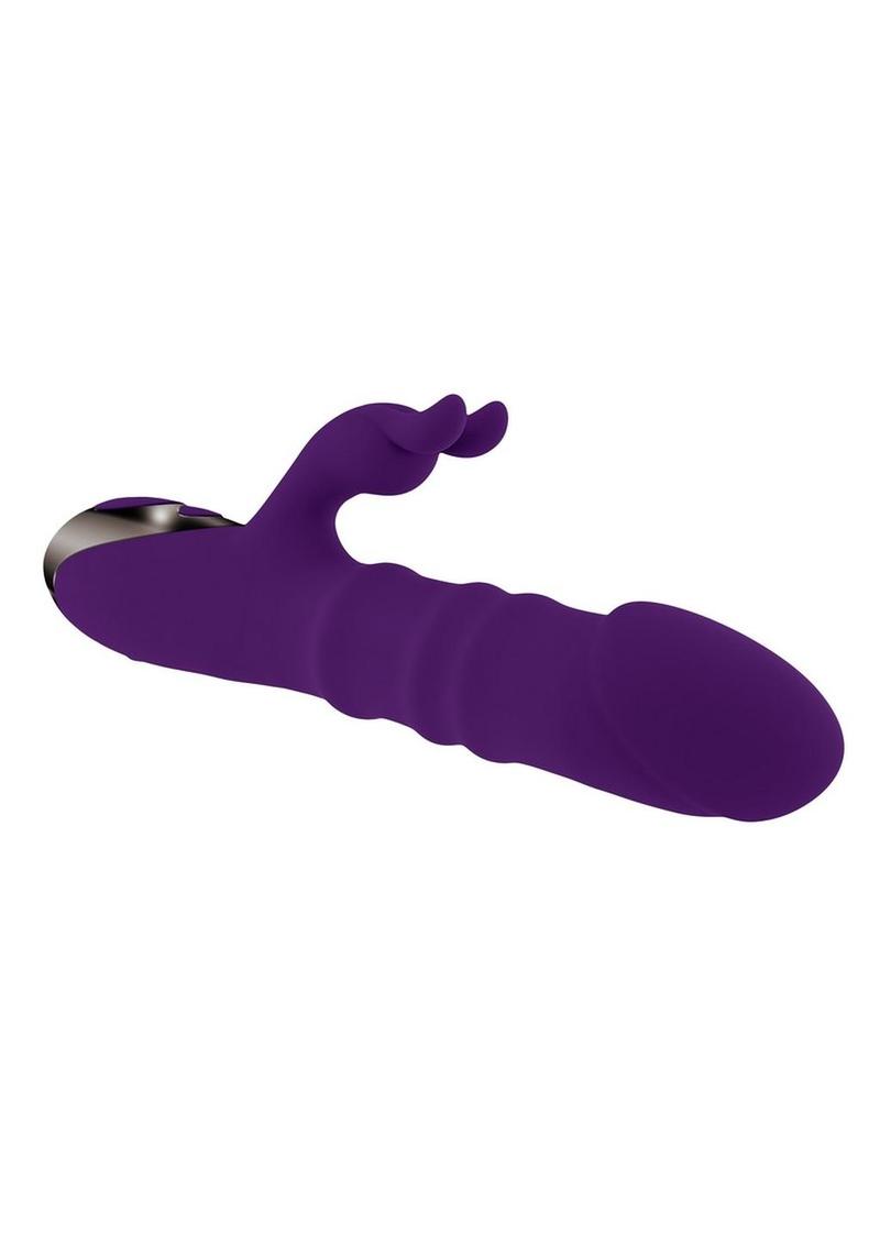 Playboy Hop to It Rechargeable Silicone Rabbit Vibrator