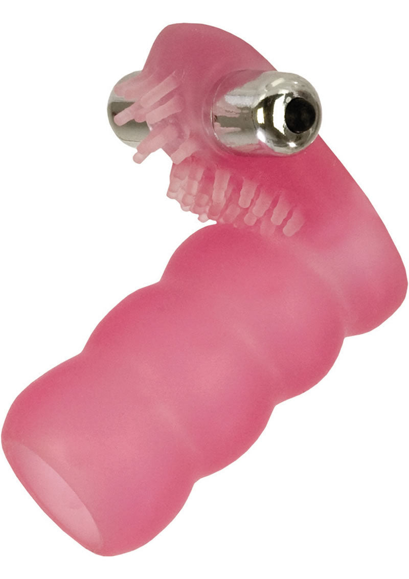 Pleasure Enhancer Cock Ring with Bullet - Pink