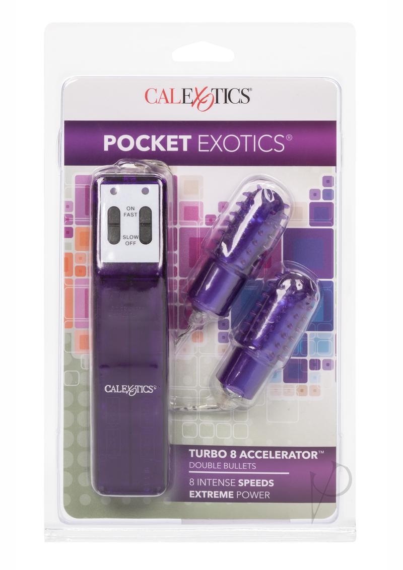 Pocket Exotics Turbo 8 Accelerator Double Bullet - Purple