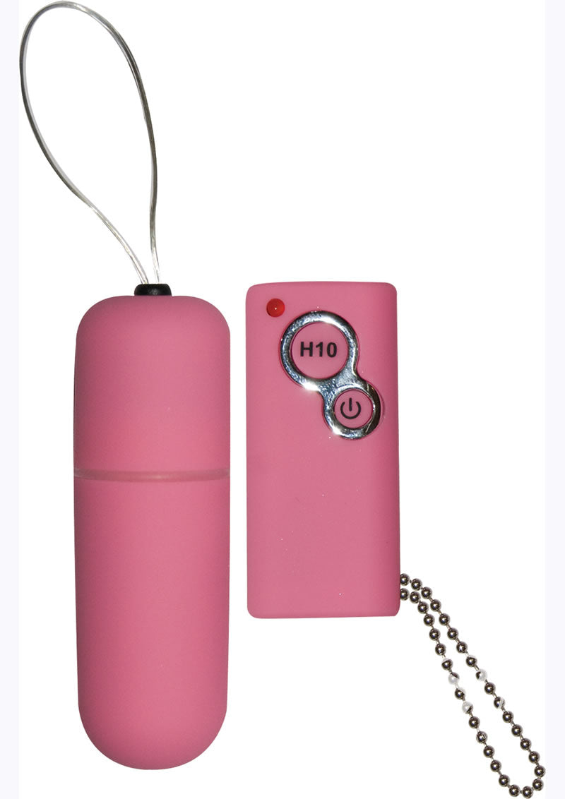 Power Slim Bullet with Remote Control - Pink