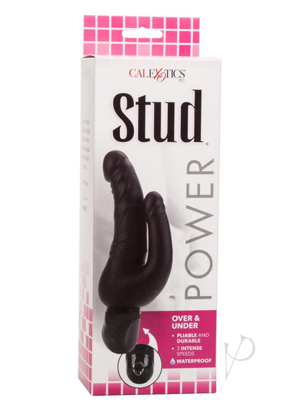 Power Stud Over and Under Vibrator - Black