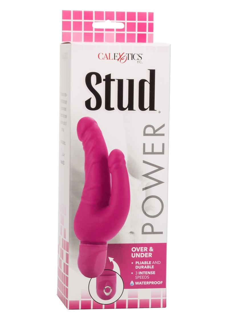 Power Stud Over and Under Vibrator - Pink