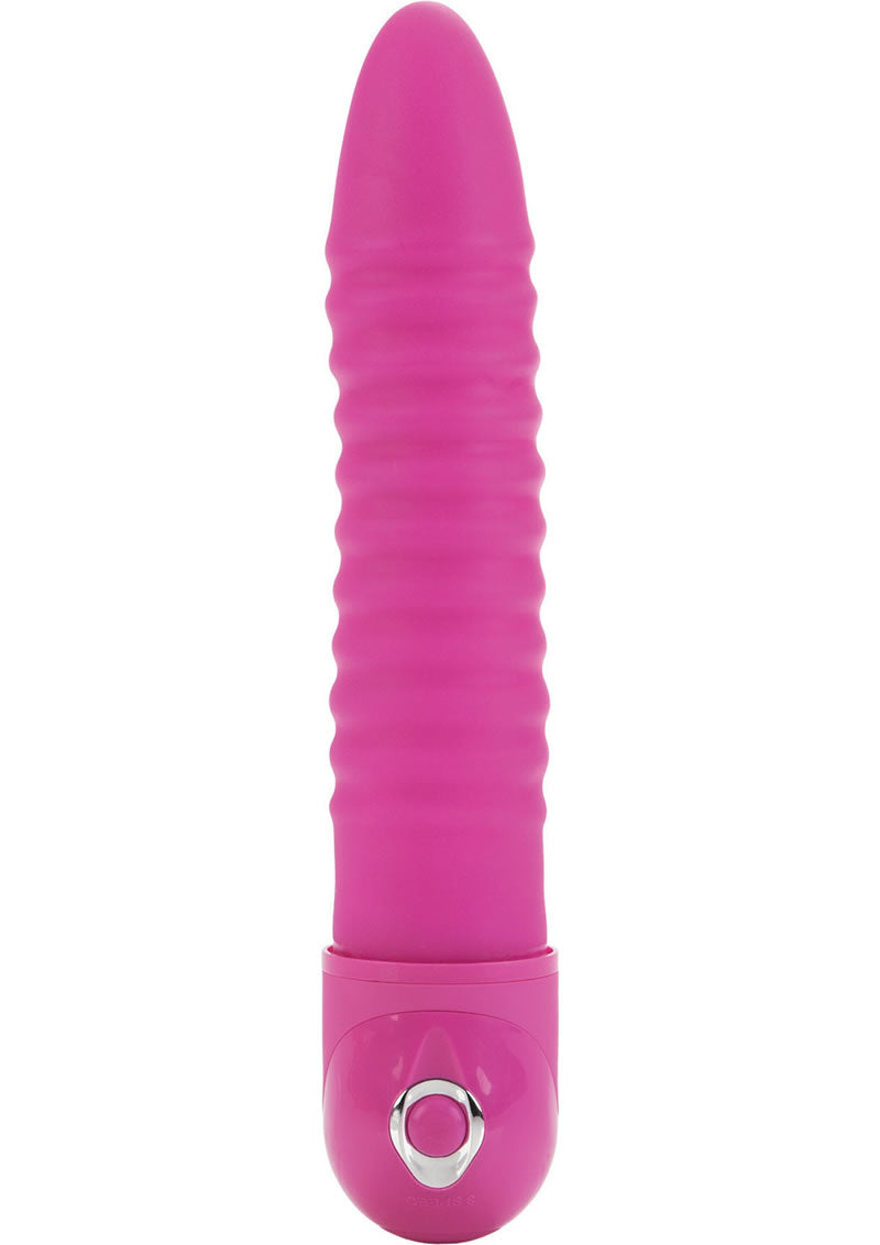 Power Stud Ribbed Vibrator - Pink