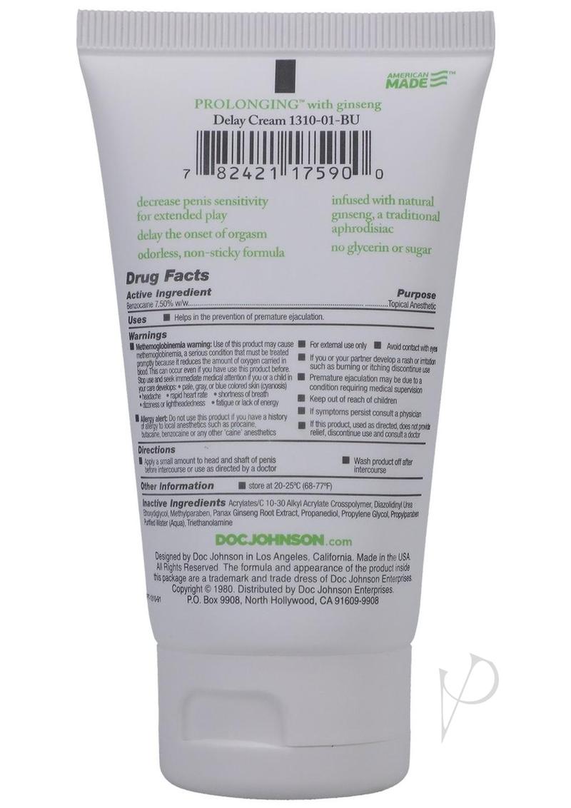 Prolonging Delay Cream For Men – Fantasy Fun Factory