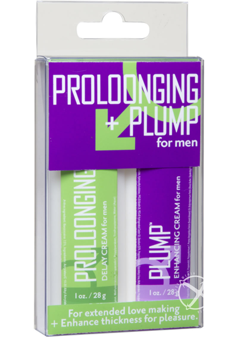 Proloonging and Plump For Men Enhancement Kit - 2 Per Set