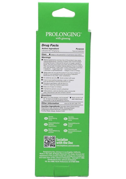 Proloonging Delay Spray For Men