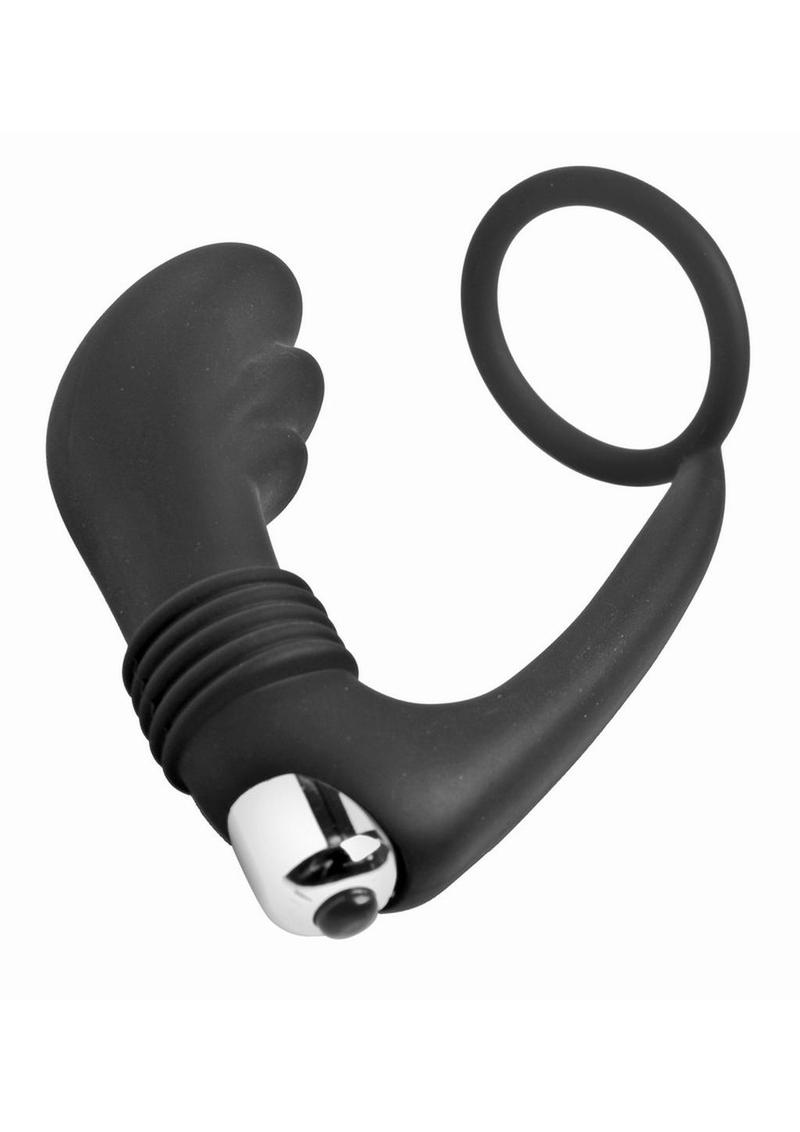 Prostatic Play Nova Silicone Cock Ring and Vibrating Prostate Stimulator