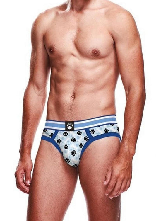 Prowler Blue Paw Brief - Blue/White - Small