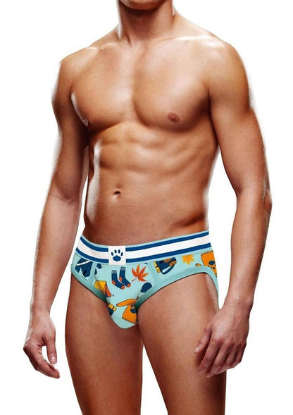 Prowler Autumn Scene Brief - Blue/Orange - Medium