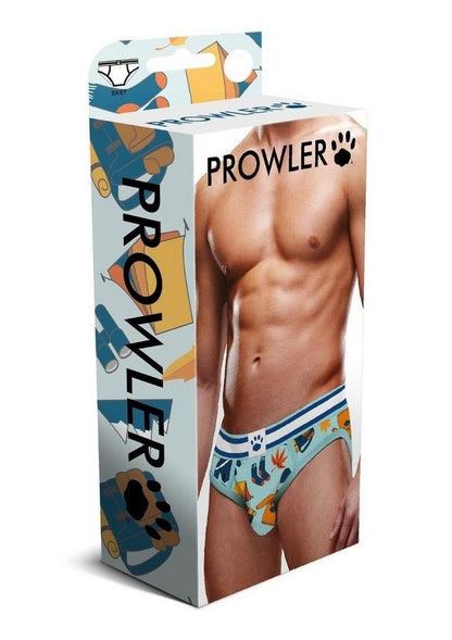 Prowler Autumn Scene Brief - Blue/Orange - XSmall