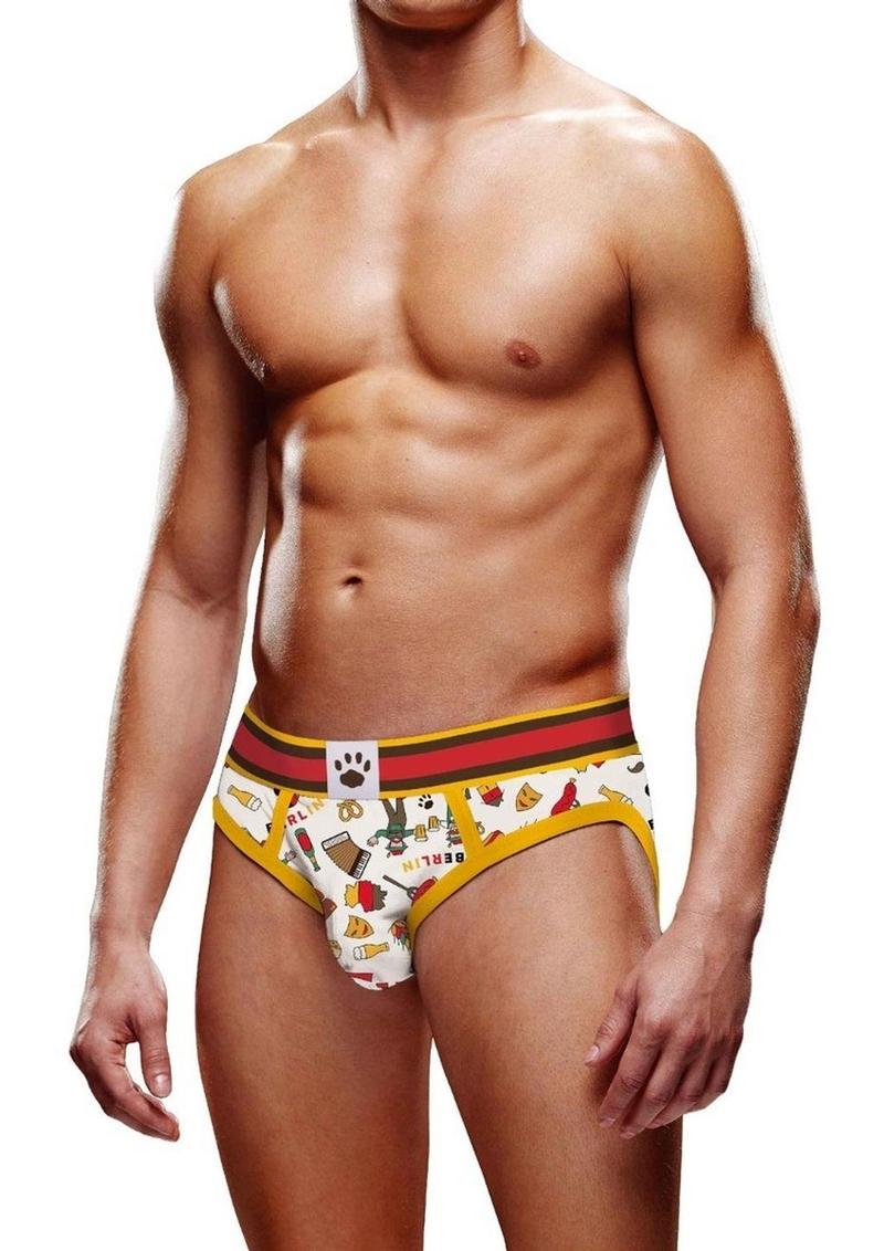 Prowler Berlin Brief - Orange/White - Medium