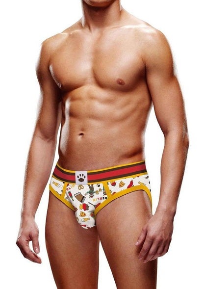 Prowler Berlin Brief - Orange/White - XLarge