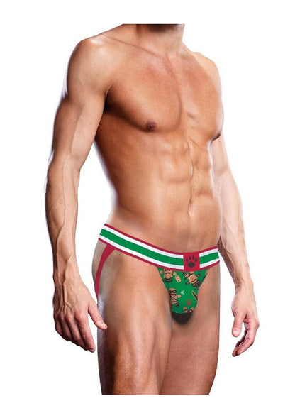 Prowler Gingerbread Jocks - Green/Red - Small