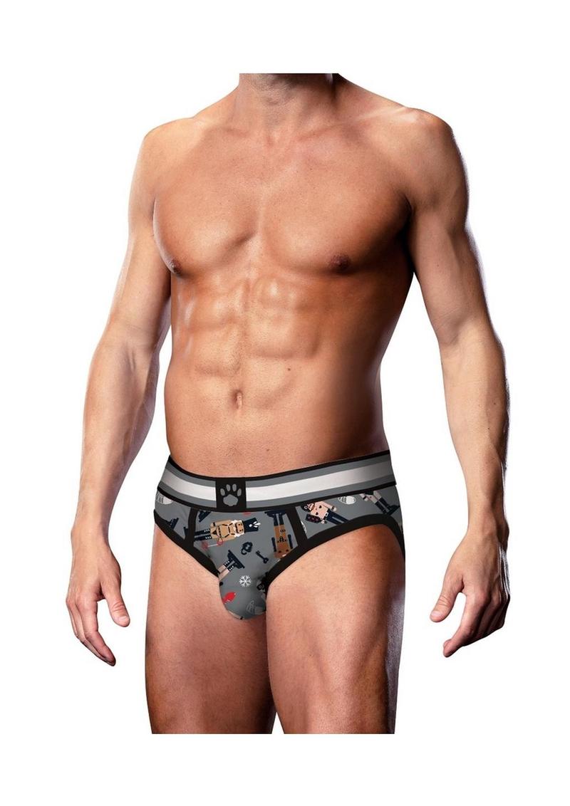 Prowler Nutcracker Brief - Black/Grey - Large