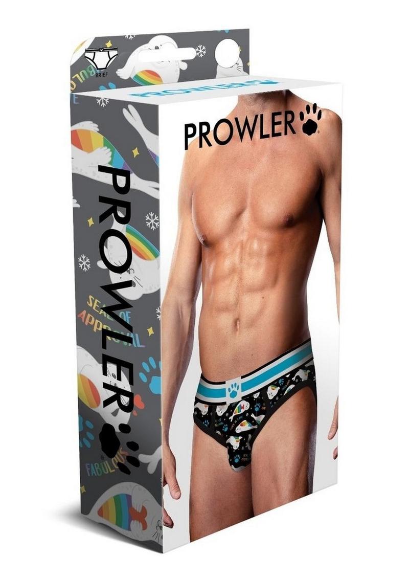 Prowler Seals Brief Md Blk/Rnbw - Black/Multicolor - Medium