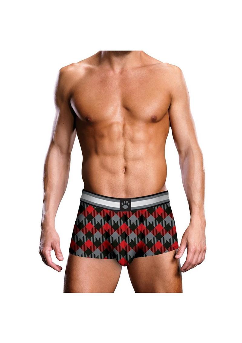 Prowler Tartan 1 Trunk Lg Blk/Red Fu23 - Black/Red - Large