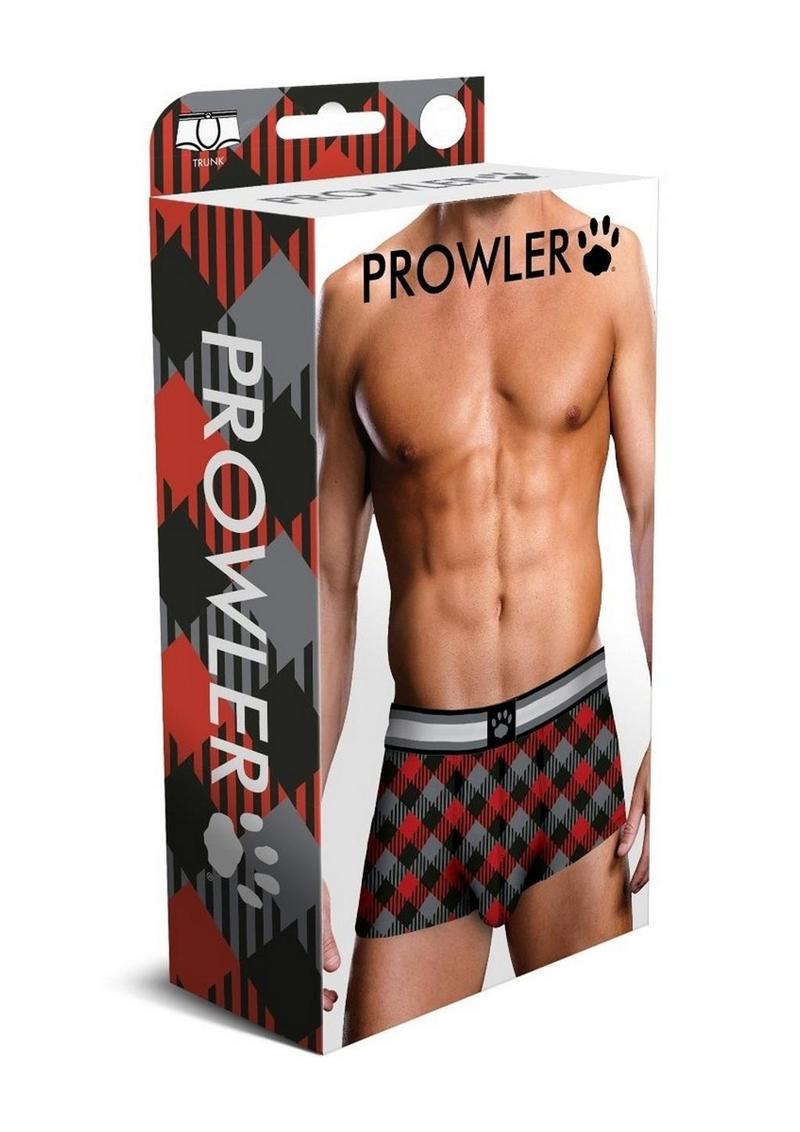 Prowler Tartan 1 Trunk Md Blk/Red Fu23 - Black/Red - Medium